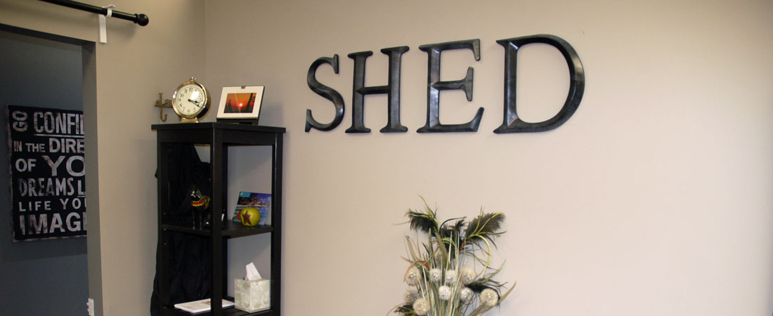 #htmlcaption2 Banner for Shed Spa